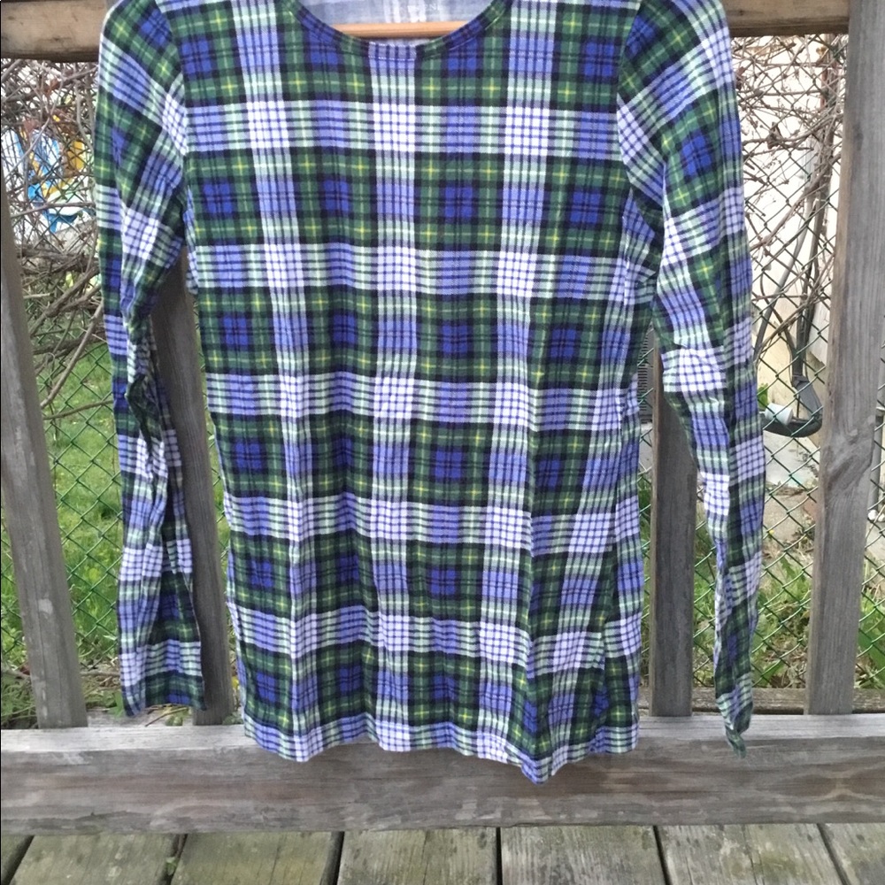Plaid tee
